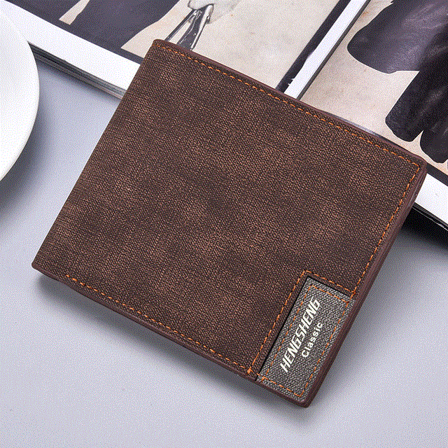 2021 High quality Men's Wallet Slim For Vintage Leather Wallets Thin Male Mens Wallet Money bags