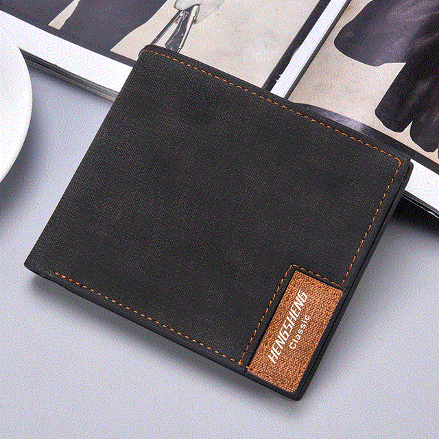 2021 High quality Men's Wallet Slim For Vintage Leather Wallets Thin Male Mens Wallet Money bags