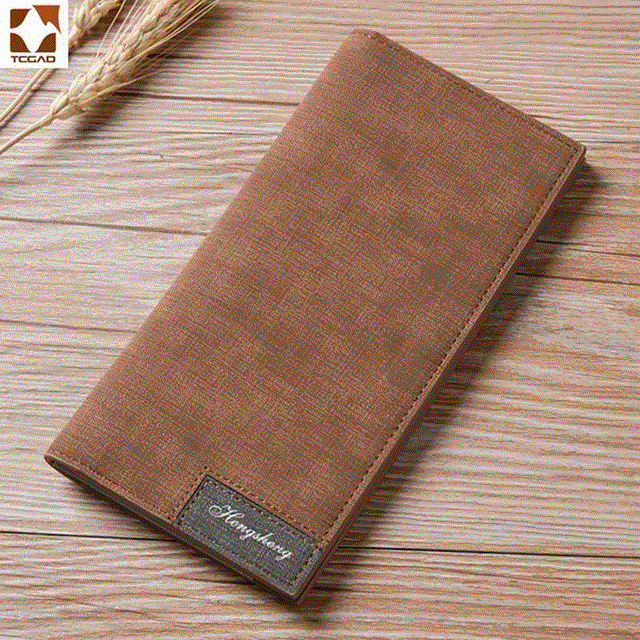 2021 High quality Men's Wallet Slim For Vintage Leather Wallets Thin Male Mens Wallet Money bags