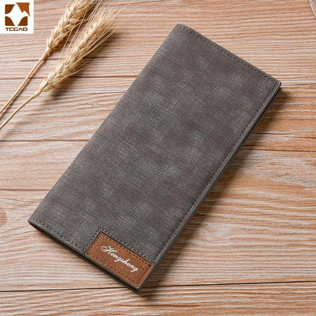 2021 High quality Men's Wallet Slim For Vintage Leather Wallets Thin Male Mens Wallet Money bags