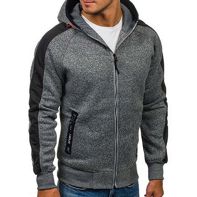 2021 High quality Men Hoodie Autumn Winter FullSleeve Zipper Cardigan Men Hoodies Sweatshirts Casual Slim Sweatshirt