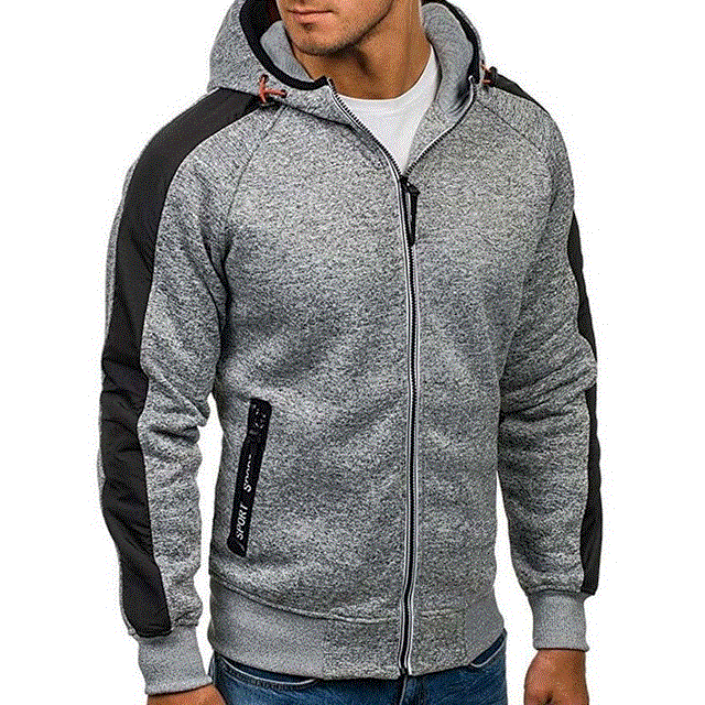 2021 High quality Men Hoodie Autumn Winter FullSleeve Zipper Cardigan Men Hoodies Sweatshirts Casual Slim Sweatshirt