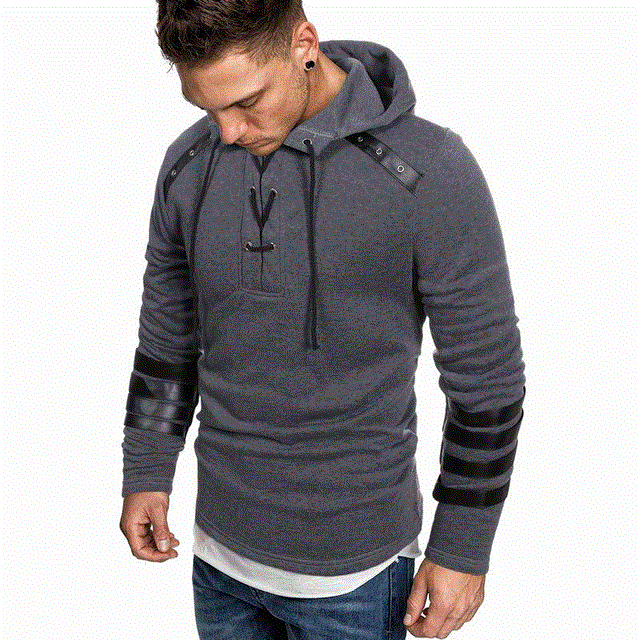 2021 High quality Fashion Men Casual Hoodie Sweatshirt Men Full Sleeve Hooded Pullover Men Sweatshirts Slim Tracksuit