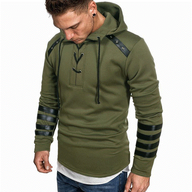 2021 High quality Fashion Men Casual Hoodie Sweatshirt Men Full Sleeve Hooded Pullover Men Sweatshirts Slim Tracksuit
