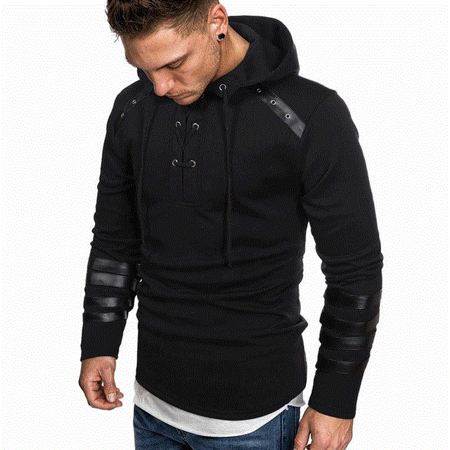 2021 High quality Fashion Men Casual Hoodie Sweatshirt Men Full Sleeve Hooded Pullover Men Sweatshirts Slim Tracksuit