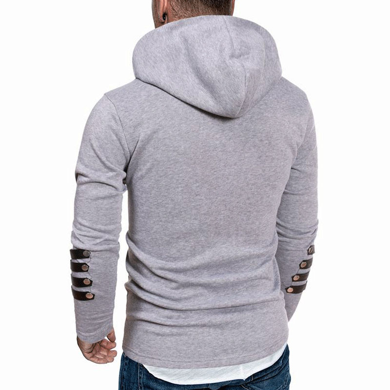 2021 High quality Fashion Men Casual Hoodie Sweatshirt Men Full Sleeve Hooded Pullover Men Sweatshirts Slim Tracksuit