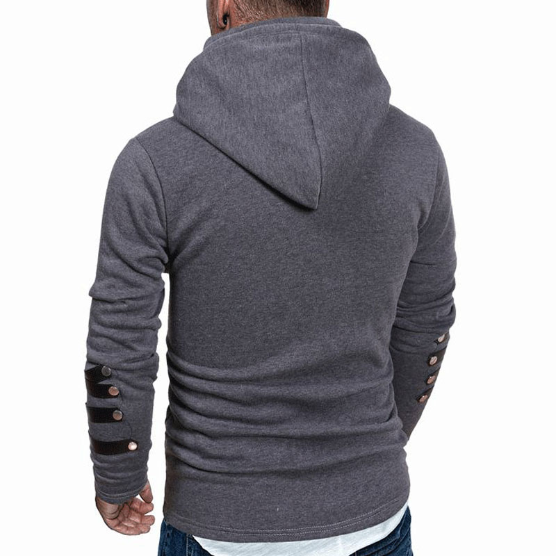 2021 High quality Fashion Men Casual Hoodie Sweatshirt Men Full Sleeve Hooded Pullover Men Sweatshirts Slim Tracksuit