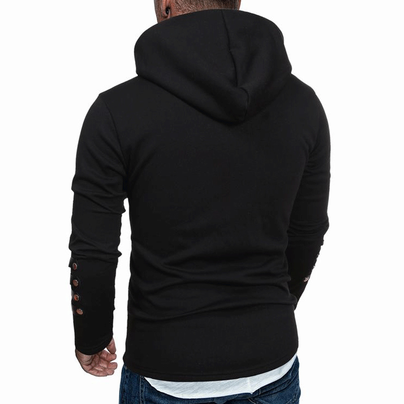 2021 High quality Fashion Men Casual Hoodie Sweatshirt Men Full Sleeve Hooded Pullover Men Sweatshirts Slim Tracksuit