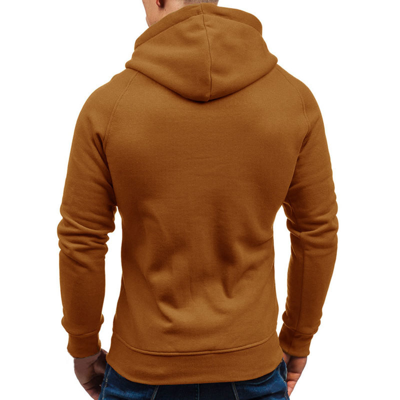 2021 High quality Men Hoodie Sweatshirt Casual Long Sleeve Mens Hoodies Slim Zipper Hooded Cardigan Men Sweatshirts