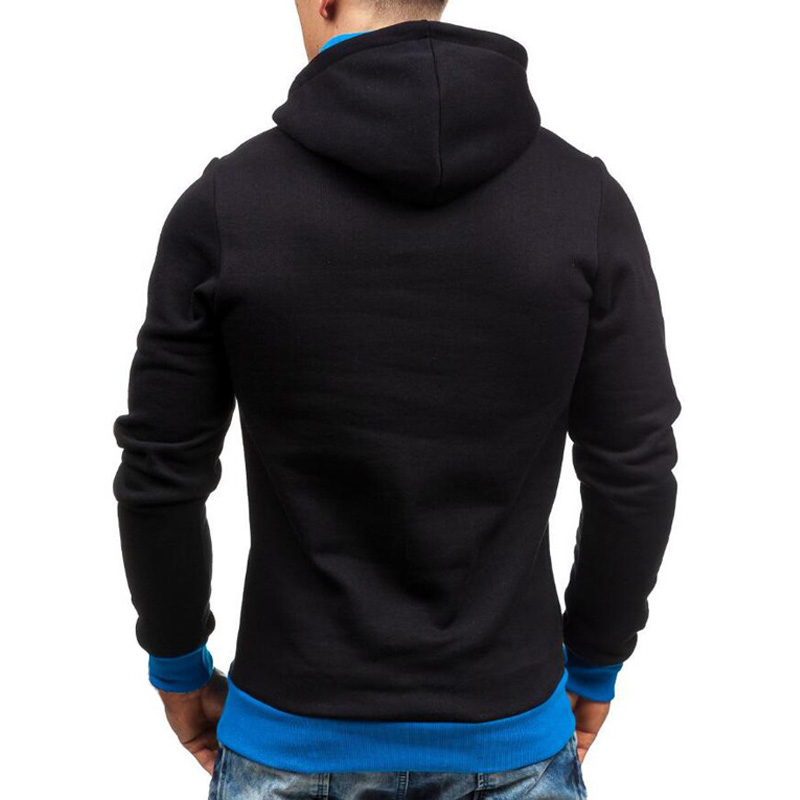 2021 High quality Men Hoodie Sweatshirt Casual Long Sleeve Mens Hoodies Slim Zipper Hooded Cardigan Men Sweatshirts