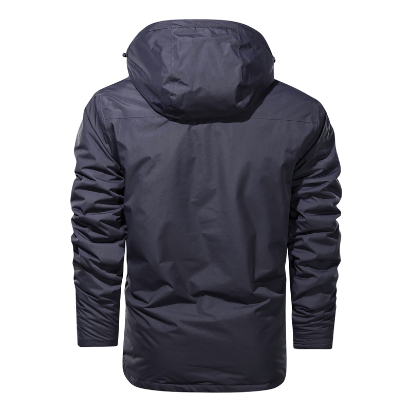 2021 High quality Windproof Waterproof Men's Coat Casual big Size Hooded Coat Fashion Long Jackets
