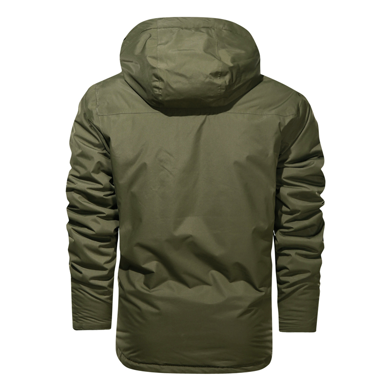 2021 High quality Windproof Waterproof Men's Coat Casual big Size Hooded Coat Fashion Long Jackets