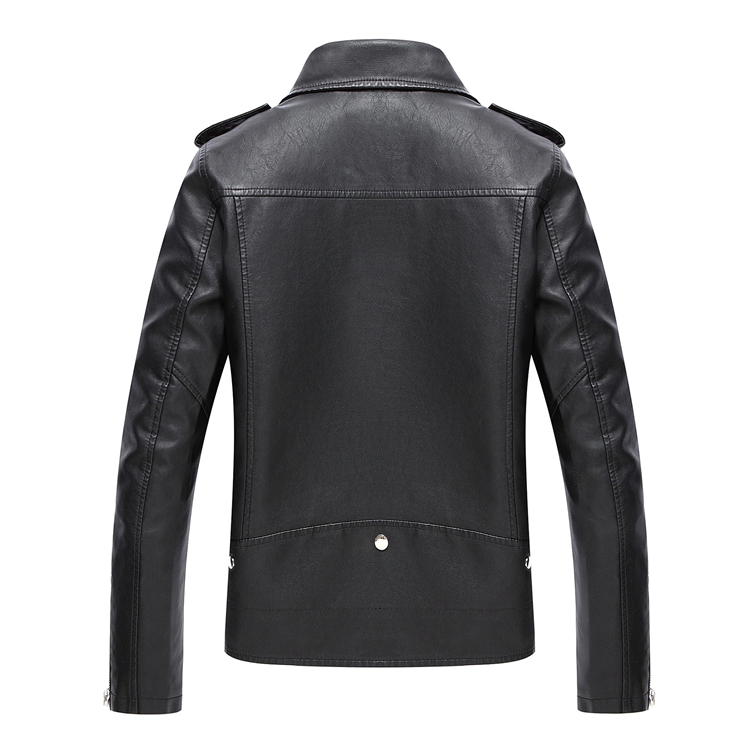 2021 High quality Men Leather Jacket Autumn Fashion PU Coat Male Motorcycle Leather Jacket Clothing