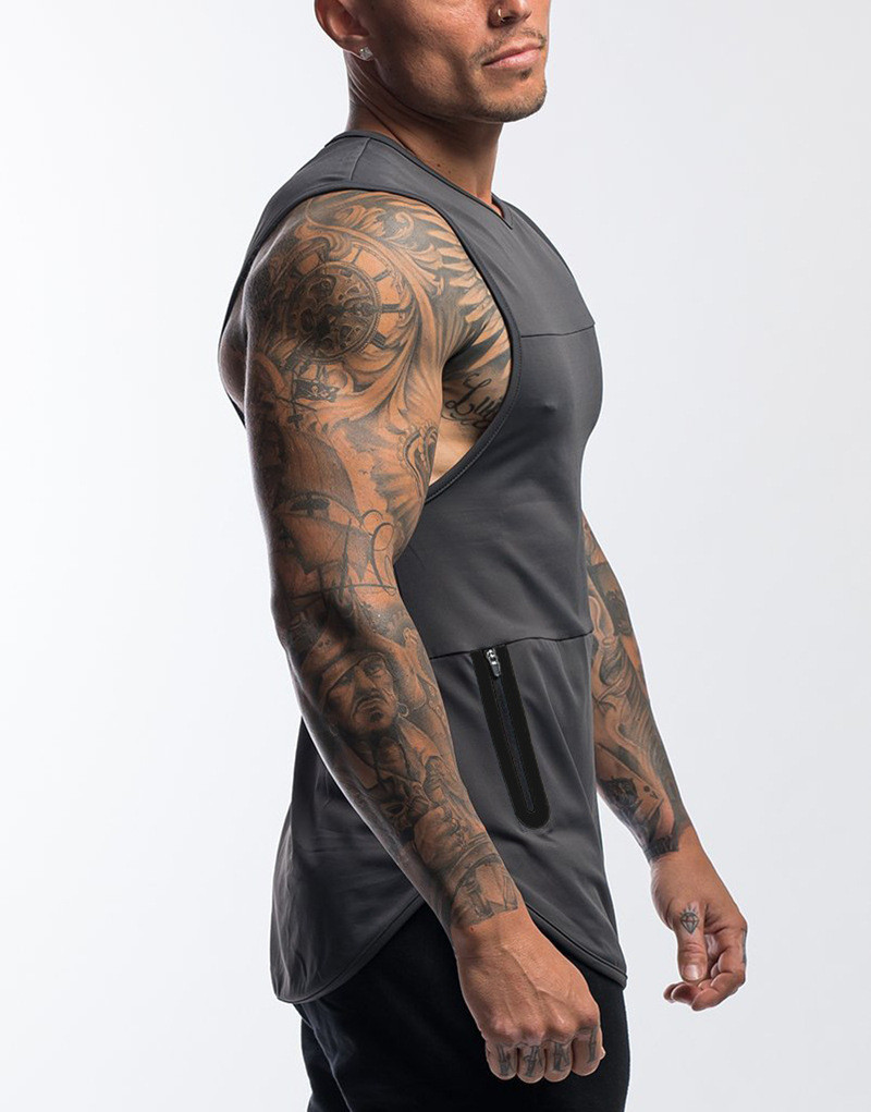 2021 High quality Gym Men Muscle Sleeveless Tank Top male Bodybuilding Sport Training quick-drying men Underwear