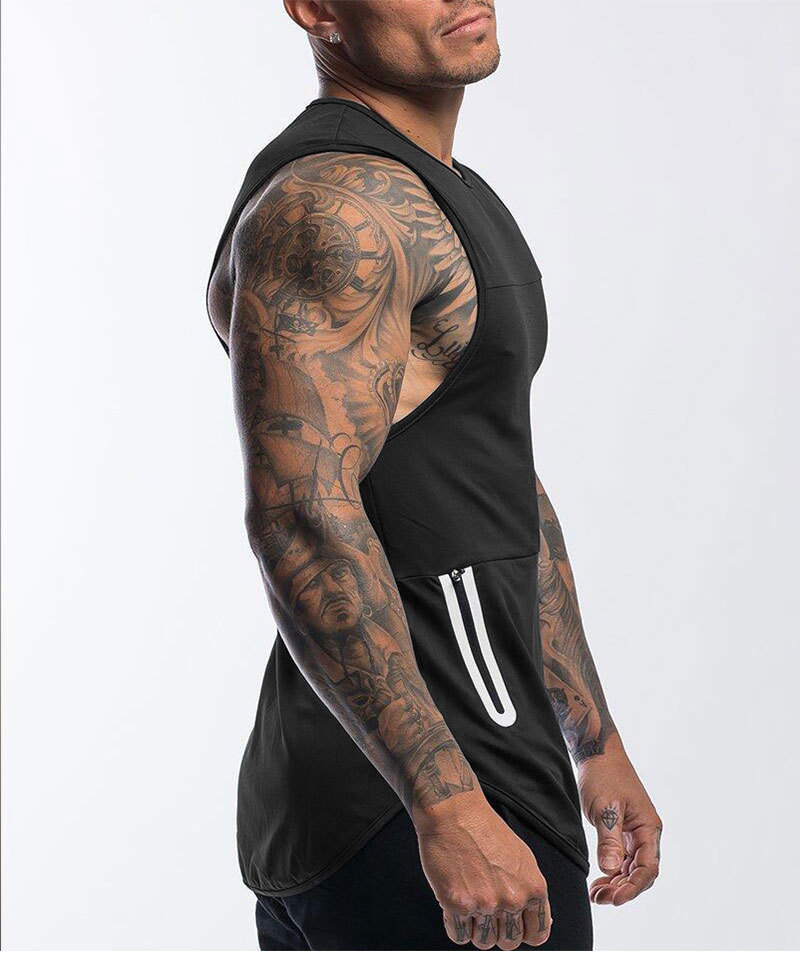 2021 High quality Gym Men Muscle Sleeveless Tank Top male Bodybuilding Sport Training quick-drying men Underwear