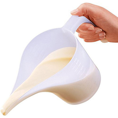 2021 High quality Tip Mouth Plastic Measuring Jug Cup Graduated Cooking Kitchen Bakery Bakeware Container Baking Tools