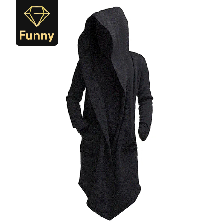 2021 High quality Men Clothing Hooded Sweatshirts Black Hip  Mantle Hoodies Fashion Jacket long Sleeves Cloak  Coats