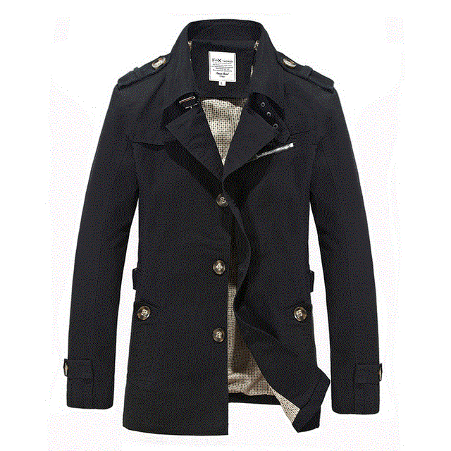 2021 High quality Casual Jacket Men Male Classic Trench Coat Men's Fashion Overcoat Slim Fit Coats Windbreaker Jackets