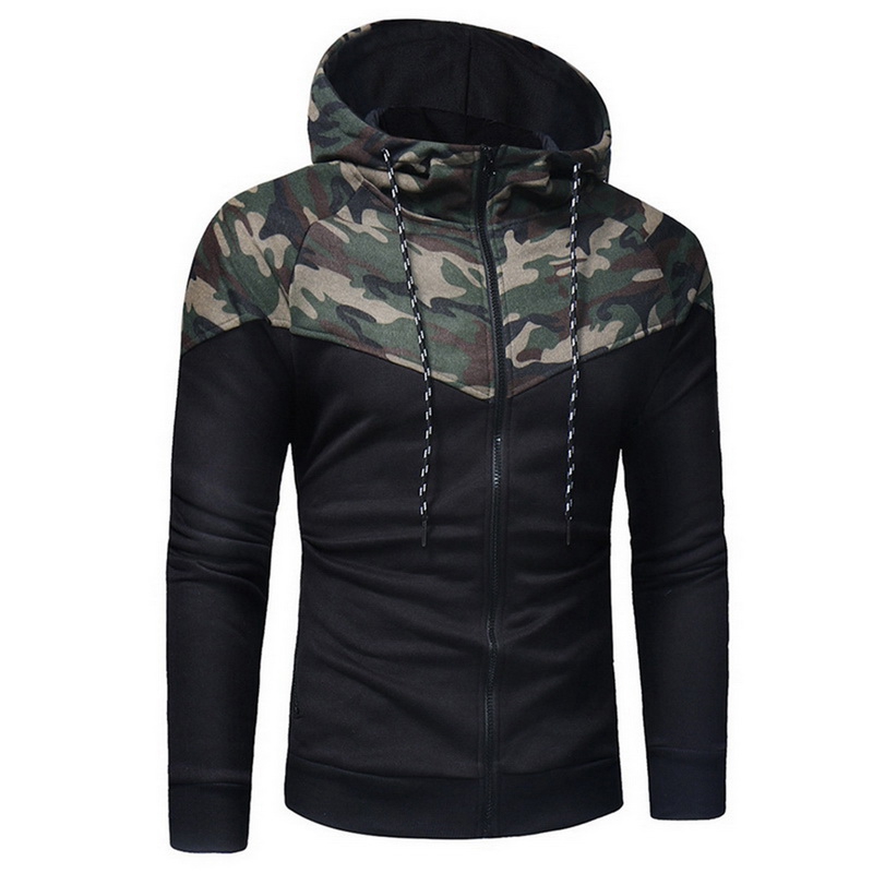 2021 High quality Men two piece set Camouflage Printed Sportswear Hoodies Sweatshirt Pant Causal Tracksuit Sport Suits