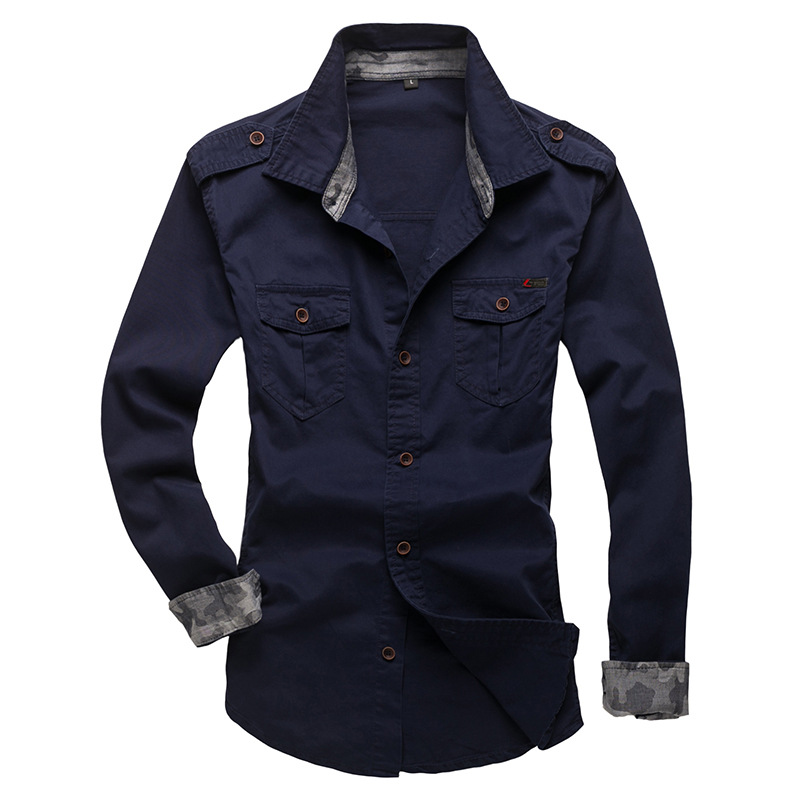 2021 High quality Men Shirt Spring summer shirt Fashion Casual shirts Brand Men Clothes Long Sleeve Shirts Large Size