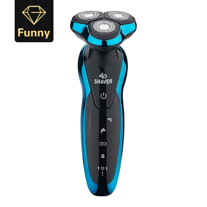 2021 High quality Electric Blades Beard Razor Trimmer Wet/Dry Shaving Machine for Men's Man Hair Rechargeable Clipper