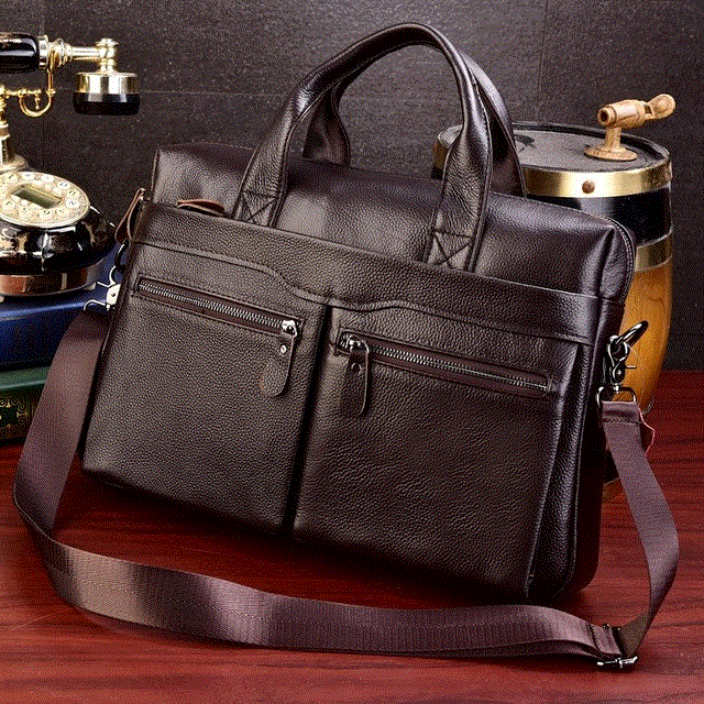 2021 High quality Men Leather Handbags Laptop Messenger Bags Business Men Leather Travel Bags Shoulder Bags Briefcase