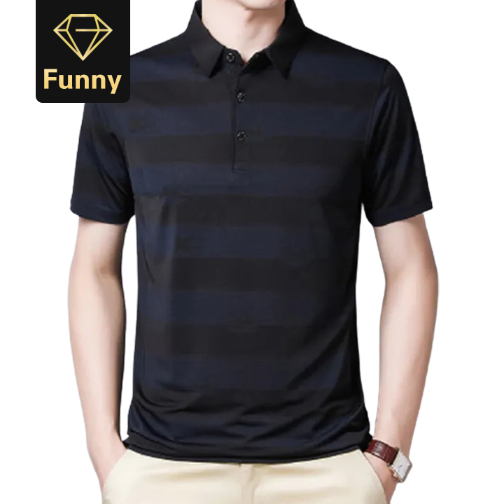 2021 High quality Business Trend T-Shirts Men Summer Soft Short Sleeved for Male Handsome Work Clothes plus size