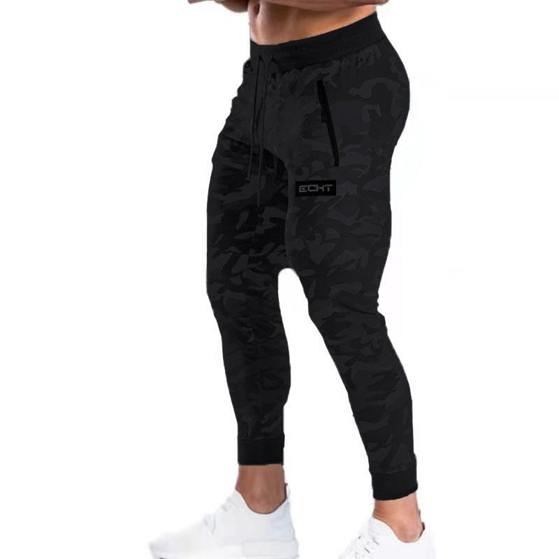 2021 High quality Men's Casual Skinny Pants Joggers Sweatpants Trousers Male Fitness Cotton Spring Autumn Sportswear