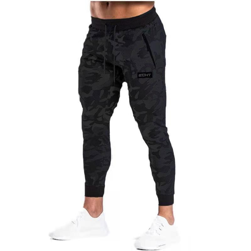 2021 High quality Men's Casual Skinny Pants Joggers Sweatpants Trousers Male Fitness Cotton Spring Autumn Sportswear