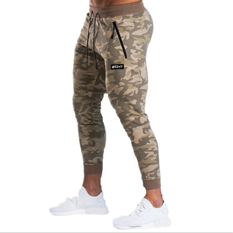 2021 High quality Men's Casual Skinny Pants Joggers Sweatpants Trousers Male Fitness Cotton Spring Autumn Sportswear