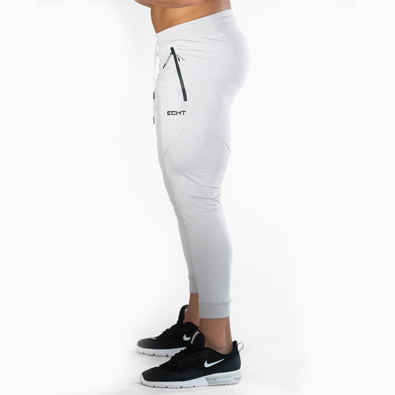 2021 High quality Men's Casual Skinny Pants Joggers Sweatpants Trousers Male Fitness Cotton Spring Autumn Sportswear