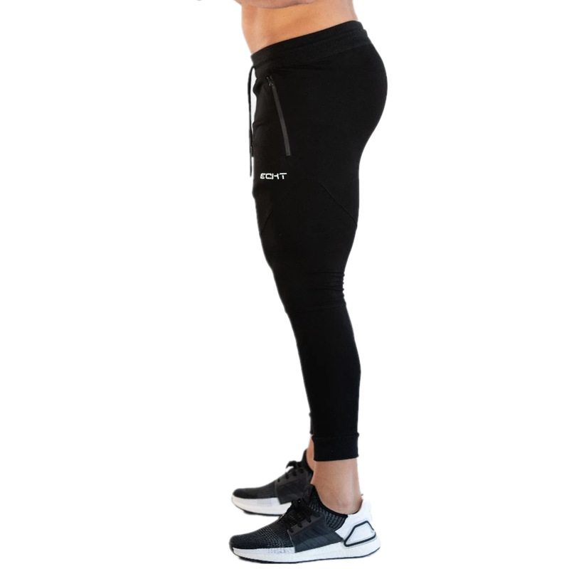 2021 High quality Men's Casual Skinny Pants Joggers Sweatpants Trousers Male Fitness Cotton Spring Autumn Sportswear