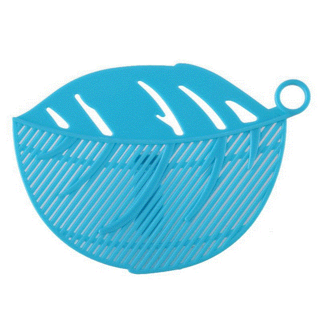 2021 High quality Kitchen Accessories Cooking Tools Leaf Shape Clean Drainer Fruit Vegetable Wash Colanders Utensils