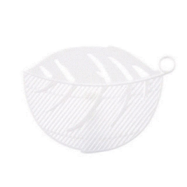 2021 High quality Kitchen Accessories Cooking Tools Leaf Shape Clean Drainer Fruit Vegetable Wash Colanders Utensils