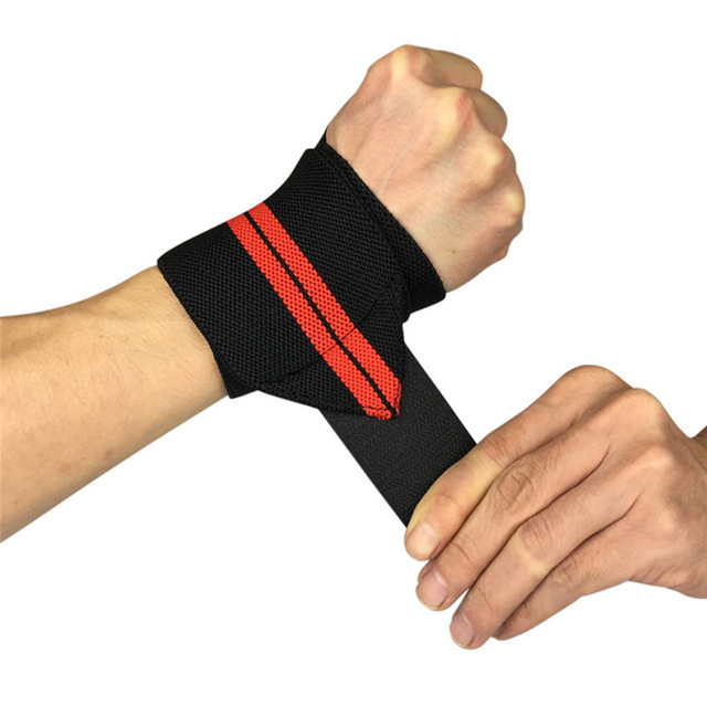 2021 High quality 1 Piece Adjustable Weight Lifting Strap Fitness Gym Sport Wrist Wrap Bandage Hand