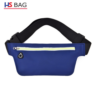 2021 High quality Men Oxford Sports Small Fanny Pack Night Reflective Light Belt Bags Female Banana Bum Bag Women