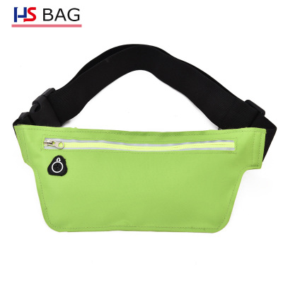 2021 High quality Men Oxford Sports Small Fanny Pack Night Reflective Light Belt Bags Female Banana Bum Bag Women