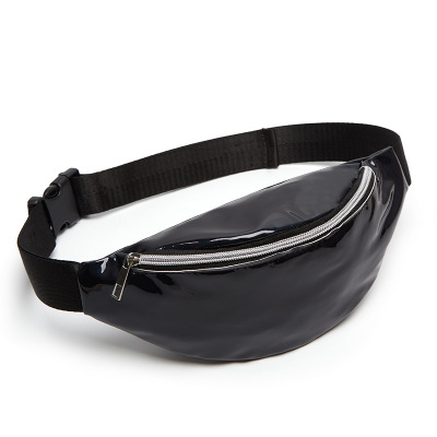 2021 High quality Laser Waist Packs Female PVC Holographic Fanny Pack Ladies Black Hologram Waist Bags Gold Silver