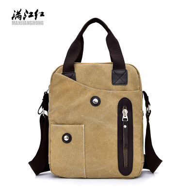 2021 High quality Men canvas Handbags Male Messenger Bags Men's Shoulder Bags Satchels Man Briefcase