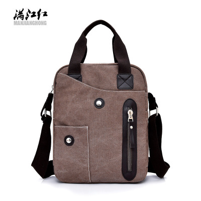 2021 High quality Men canvas Handbags Male Messenger Bags Men's Shoulder Bags Satchels Man Briefcase