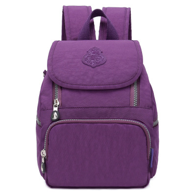 2021 High quality New Women backpack Nylon Vintage Teenagers Backbag Female Small backpacks Casual Daypack
