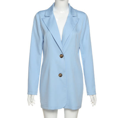 2021 High quality Oversized Urban Solid Suits Women Casual Long Sleeve Elegant Office Lady Basic Outfits