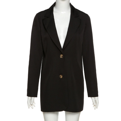 2021 High quality Oversized Urban Solid Suits Women Casual Long Sleeve Elegant Office Lady Basic Outfits