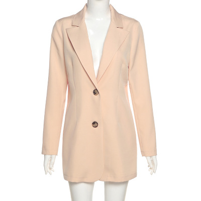 2021 High quality Oversized Urban Solid Suits Women Casual Long Sleeve Elegant Office Lady Basic Outfits