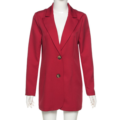 2021 High quality Oversized Urban Solid Suits Women Casual Long Sleeve Elegant Office Lady Basic Outfits