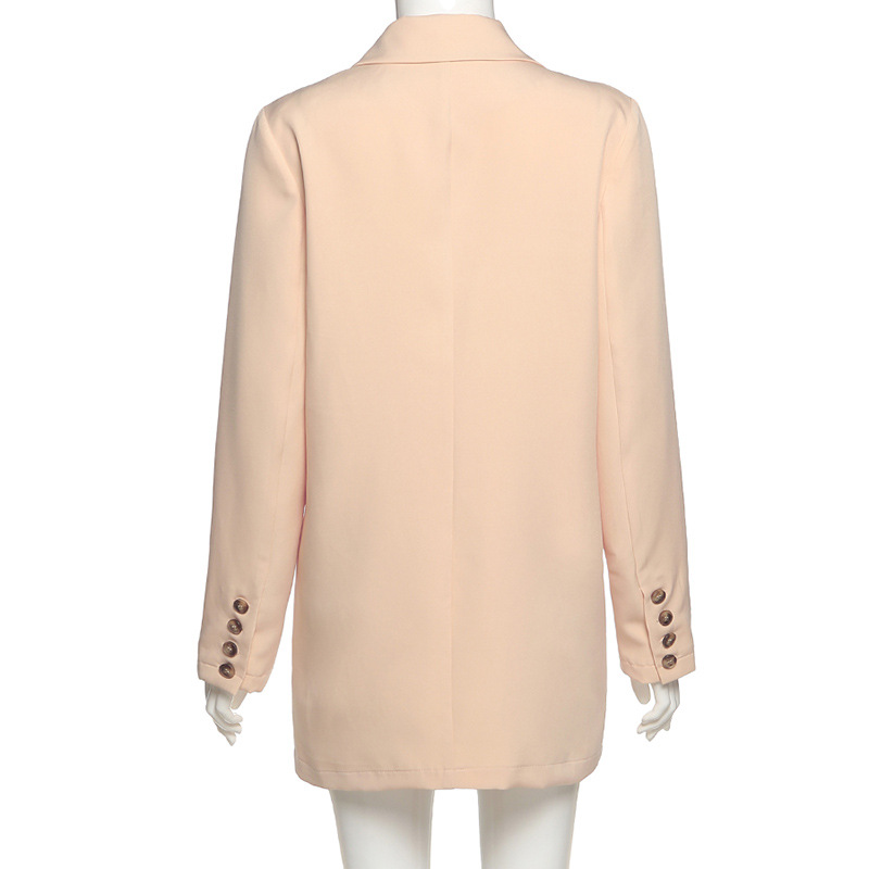 2021 High quality Oversized Urban Solid Suits Women Casual Long Sleeve Elegant Office Lady Basic Outfits