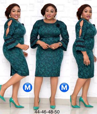 2021 High quality Elegent African Women O-neck Printing Plus Size Dress African dress