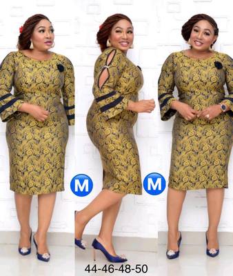 2021 High quality Elegent African Women O-neck Printing Plus Size Dress African dress