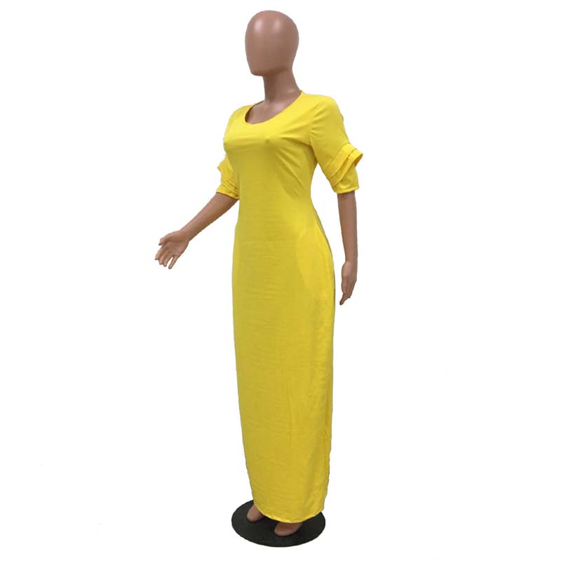 2021 High quality Elegant Women African Long Dress Formal High Waist Pocket Lady Dress Party Africa Female Costume