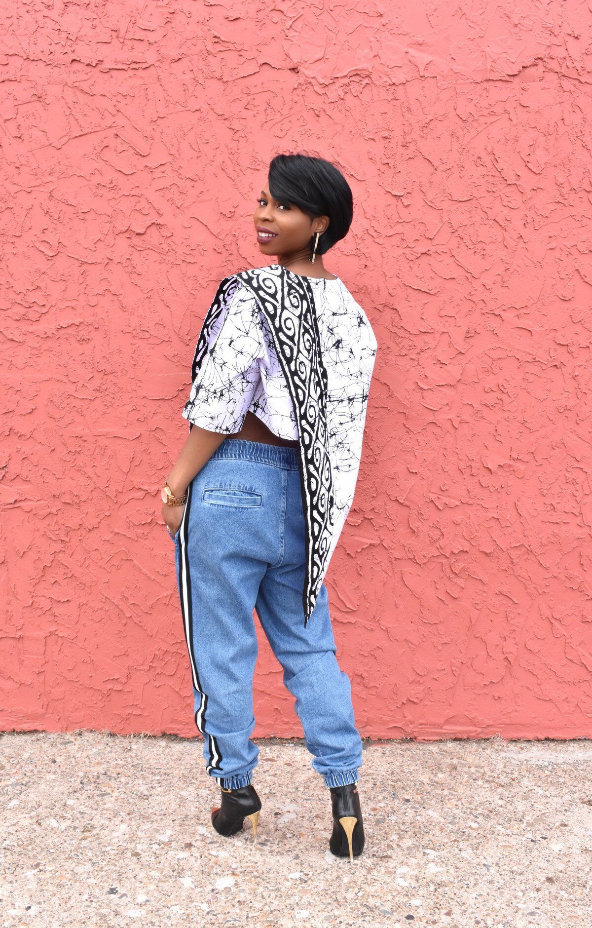 2021 High quality Africa Clothes Asymmetrical Africa Print Loose T-shirt African Women's Tops Lady Summer